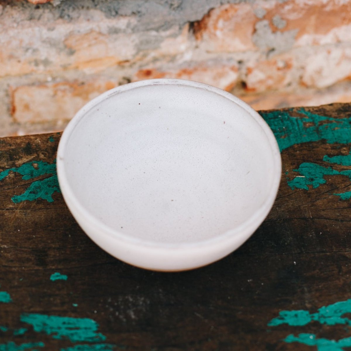 CASAREVIVA - Cumbuca de cerâmica branco fosco - Sinta-se em Casa - Bowl