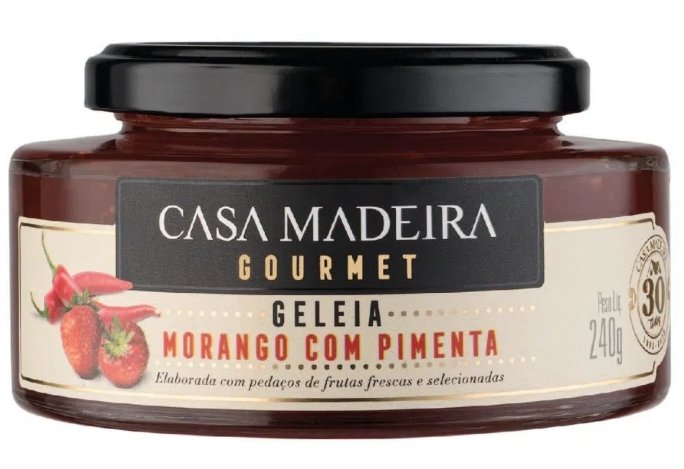 CASAREVIVA - Geleia de Morango com Pimenta Casa Madeira - casa madeira - geleia