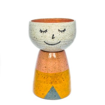 CASAREVIVA - Vaso de Cerâmica Mams - Autoirrigável - AMI - Luminárias